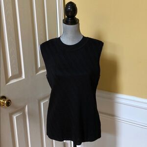 Black Sweater Tank 
